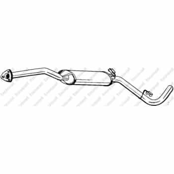 Silencieux central 282-751 Bosal