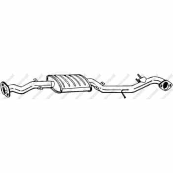 Silencieux central 282-961 Bosal