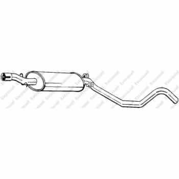 Silencieux central 283-117 Bosal