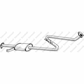 Silencieux central 283-165 Bosal