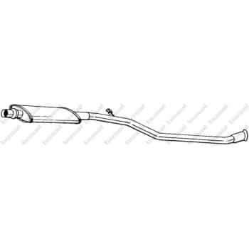 Silencieux central 283-389 Bosal