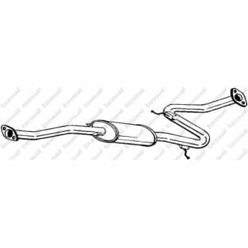 Silencieux central 283-521 Bosal