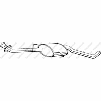 Silencieux central 283-755 Bosal