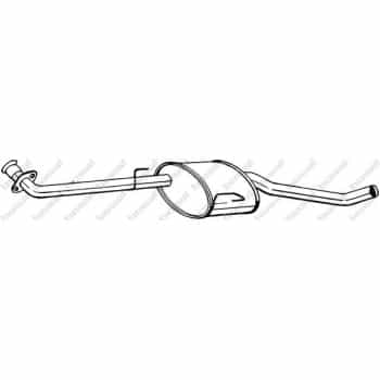 Silencieux central 283-757 Bosal