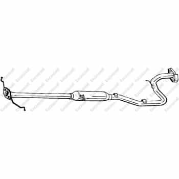 Silencieux central 284-009 Bosal