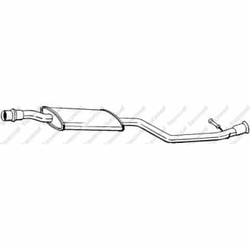Silencieux central 284-143 Bosal