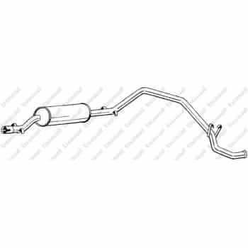 Silencieux arrière 284-497 Bosal