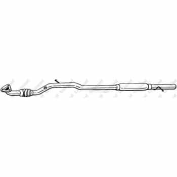 Silencieux central 284-525 Bosal