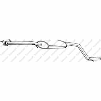 Silencieux central 285-193 Bosal