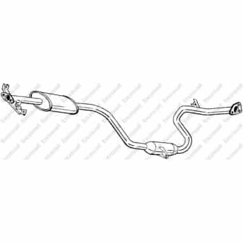 Silencieux central 285-279 Bosal