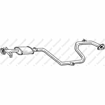 Silencieux central 285-577 Bosal