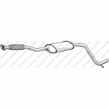 Silencieux central 285-635 Bosal