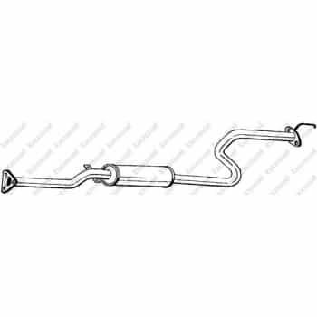Silencieux central 285-721 Bosal
