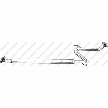 Silencieux central 285-805 Bosal
