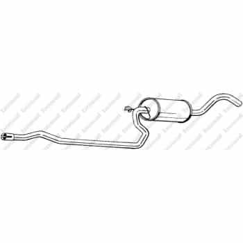 Silencieux central 285-929 Bosal