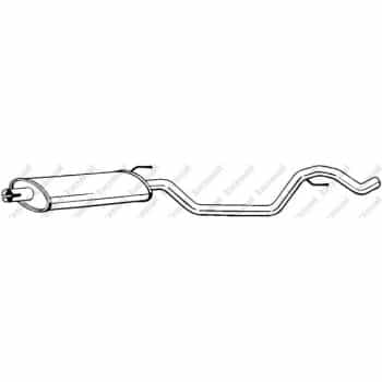 Silencieux central 286-099 Bosal