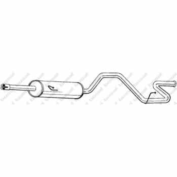 Silencieux arrière 286-135 Bosal