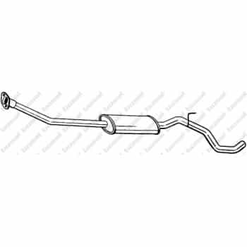 Silencieux central 286-277 Bosal