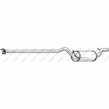 Silencieux central 286-605 Bosal