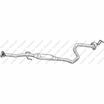 Silencieux central 287-617 Bosal