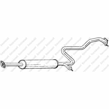 Silencieux central 287-703 Bosal