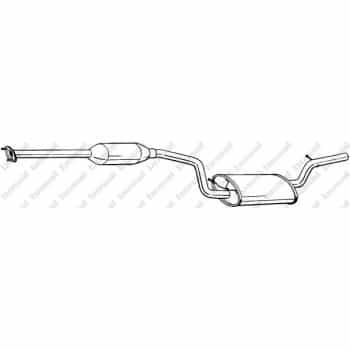 Silencieux central 288-203 Bosal