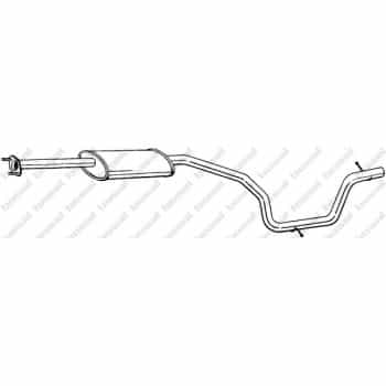 Silencieux central 289-449 Bosal