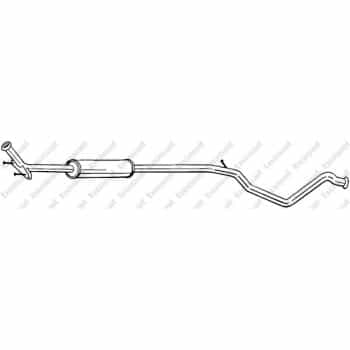 Silencieux central 289469 Bosal