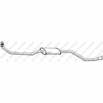 Silencieux avant 291-669 Bosal