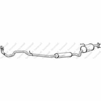 Silencieux central 293-159 Bosal