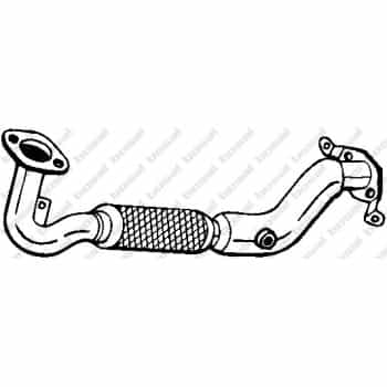 Tuyau d'échappement 750-273 Bosal