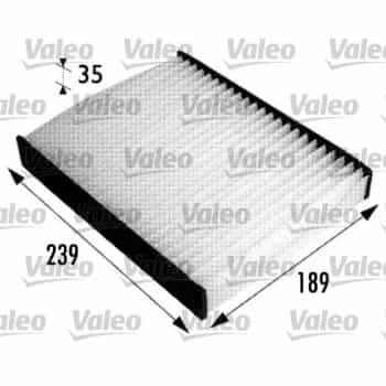 Filtre, air de l'habitacle CLIMFILTER COMFORT 698694 Valeo