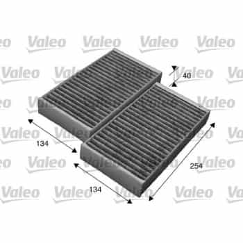 Filtre, air de l'habitacle CLIMFILTER PROTECT 715544 Valeo