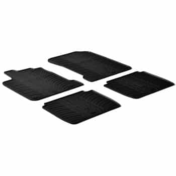 Tapis en caoutchouc adaptés à la transmission automatique Renault Latitude (T-Design 4 pièces)
