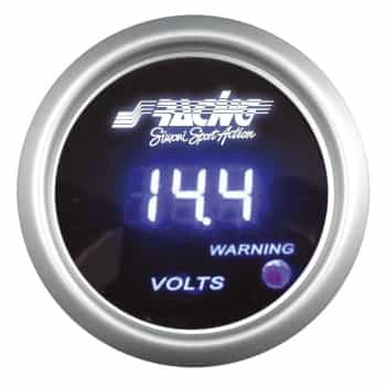 Simoni Racing Digital Instrument - voltmètre - 52mm