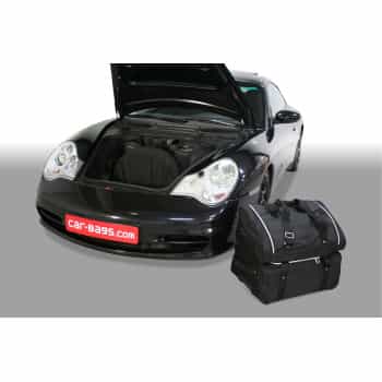 Set de sac de voyage Porsche 911 (996) 2WD + 4WD avec chargeur de CD dans le coffre à bagages 1997-2006 coupé / cabrio