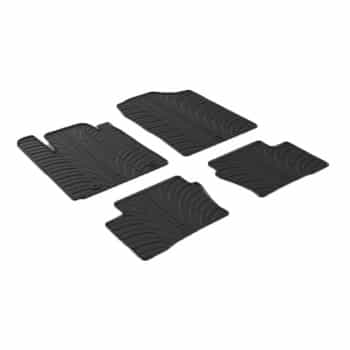 Tapis en caoutchouc pour Kia Picanto 2017- (T-Design 4 pièces