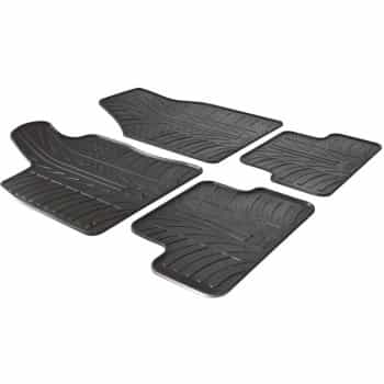 Tapis en caoutchouc pour Mercedes Classe S W220 1998-2005 (G-Design 4 pièces)