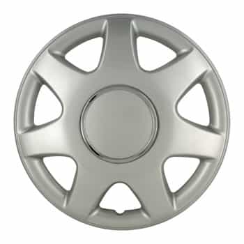 Jeu d'enjoliveurs de roue Florida 15 pouces argent