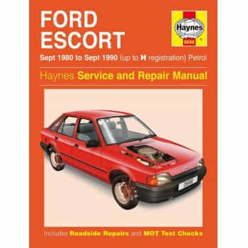 Haynes Workshop manuel Ford Escort Essence (Sept 1980-Sept 1990)