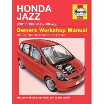 Manuel d'atelier Haynes Honda Jazz (2002-2008)