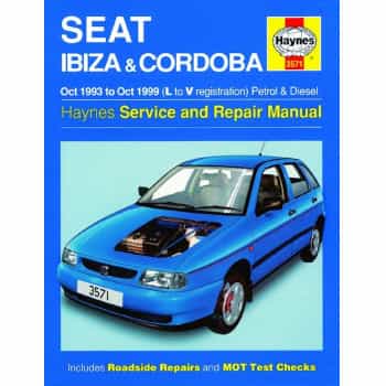 Manuel d'atelier Haynes Seat Ibiza & Cordoba Essence & Diesel (Oct 1993-Oct 1999)