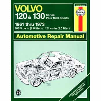 Haynes Manuel d'atelier Volvo 120 & 130 Series (1961-1973) réimpression classique