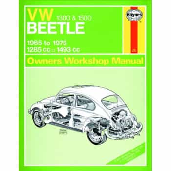 Haynes Workshop manuel VW Beetle 1300 & 1500 (1965 - 1975)