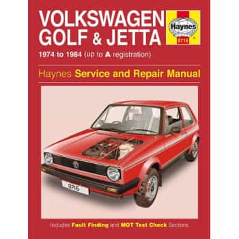 Haynes Manuel d'atelier VW Golf & Jetta Mk 1 Essence 1.1 & 1.3 (1974-1984) classique