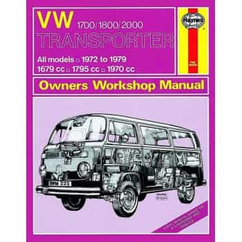 Haynes Manuel d’atelier VW Transporter 1700, 1800 & 2000 (1972-1979) réimpression classique