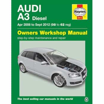 Haynes Workshop manual Audi A3 (Avril 2008 - Août 2012)