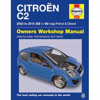 Haynes Manuel d'atelier Citroën C2 Essence & Diesel (2003-2010)