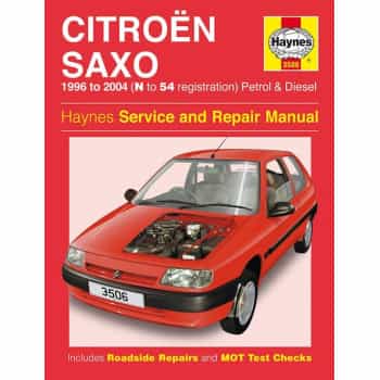 Manuel d'atelier Haynes Citroën Saxo Essence & Diesel (1996 - 2004)
