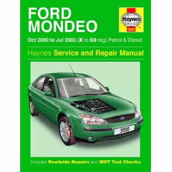 Manuel d'atelier Haynes Ford Mondeo Essence & Diesel (Oct 2000-Jul 2003)